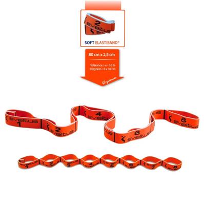 Elastiband Sveltus Orange 80 x 2.5 cm